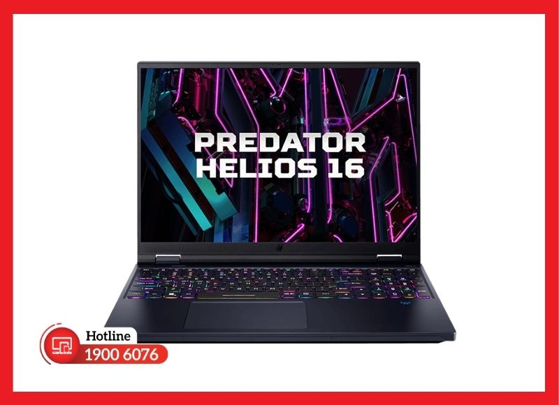 Mặt đáy Acer Predator Helios 16 PH16-72 cần dụng cụ chuyên dụng để tháo mở an toàn