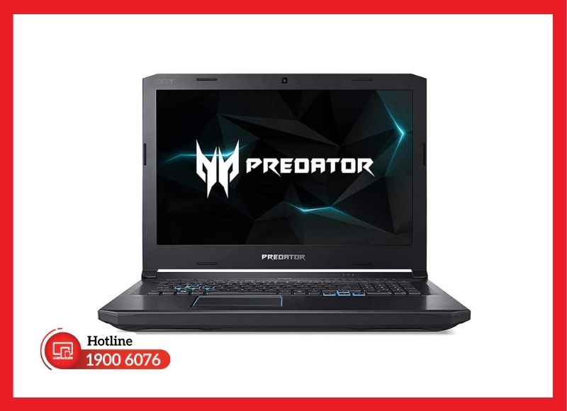 Pin Li-ion 74Wh chuẩn thiết kế lắp bên trong máy Acer Predator PH517-51