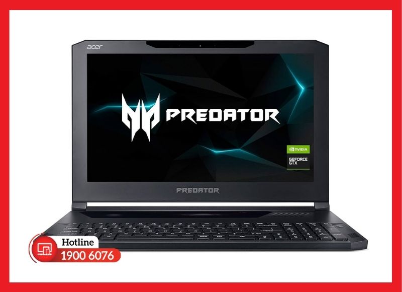 Khối pin 54Wh dẹt nằm phía dưới hệ thống tản nhiệt độc đáo của Triton 700
