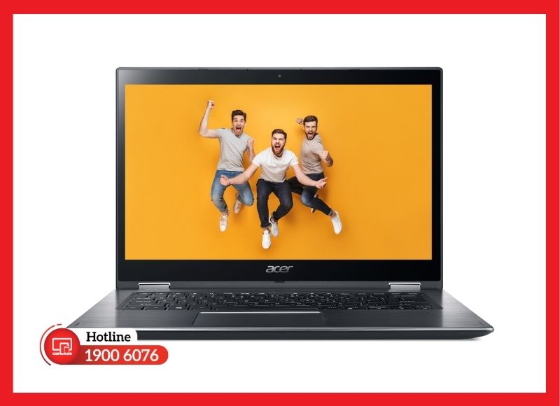 Pin laptop Acer Spin 3 SP314-53 thiết kế mỏng nhẹ gắn liền trong thân máy