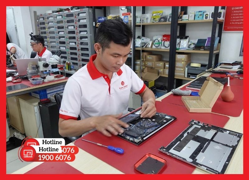 Dịch vụ thay pin laptop chuyên nghiệp và uy tín tại iCare Center
