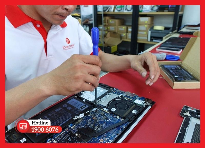 Quy trình thay pin laptop ASUS E410 tại iCare Center
