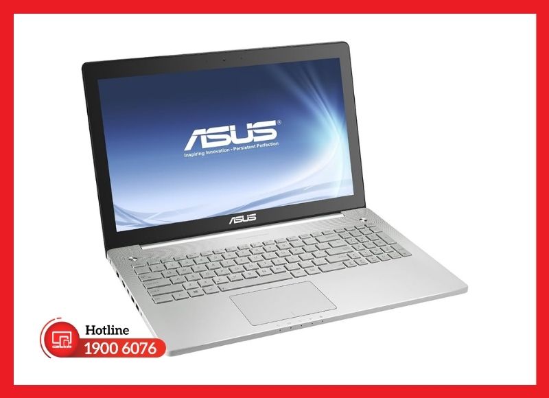 Khối pin tích hợp chuẩn xác giúp duy trì không gian mỏng gọn cho dòng ASUS N550