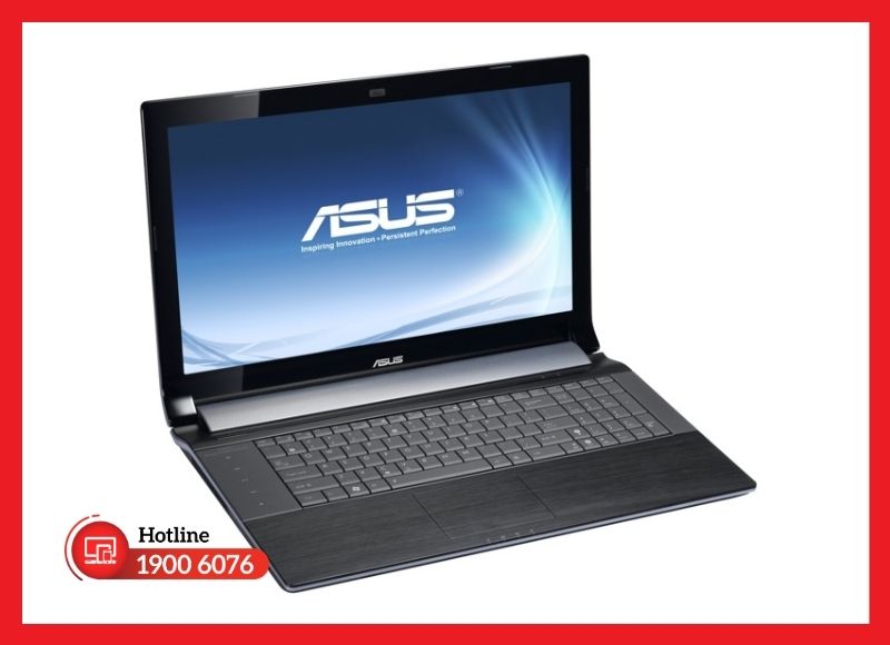 Pin rời ASUS N73 tháo lắp đơn giản nhờ lẫy khóa tiện lợi dưới mặt đáy