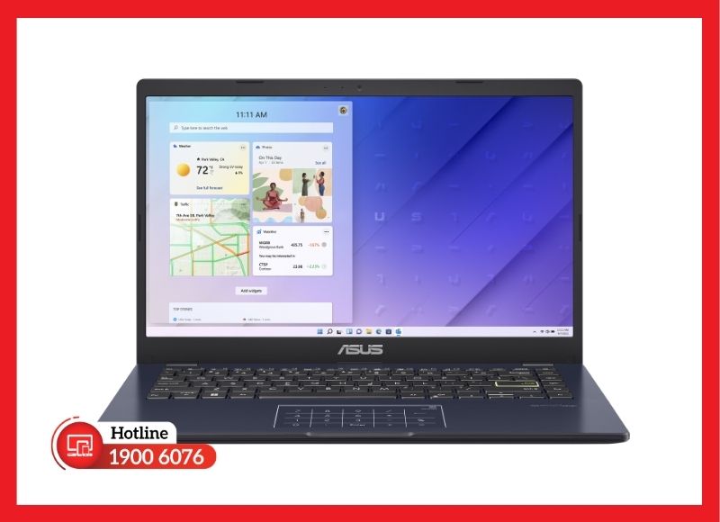 Viên pin Li-ion 42Wh giúp ASUS E410 duy trì thời lượng học tập bền bỉ
