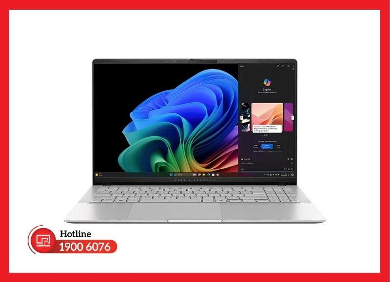 Khối pin dẹp 70Wh Lithium-Polymer đặt gọn trong thân máy S5507