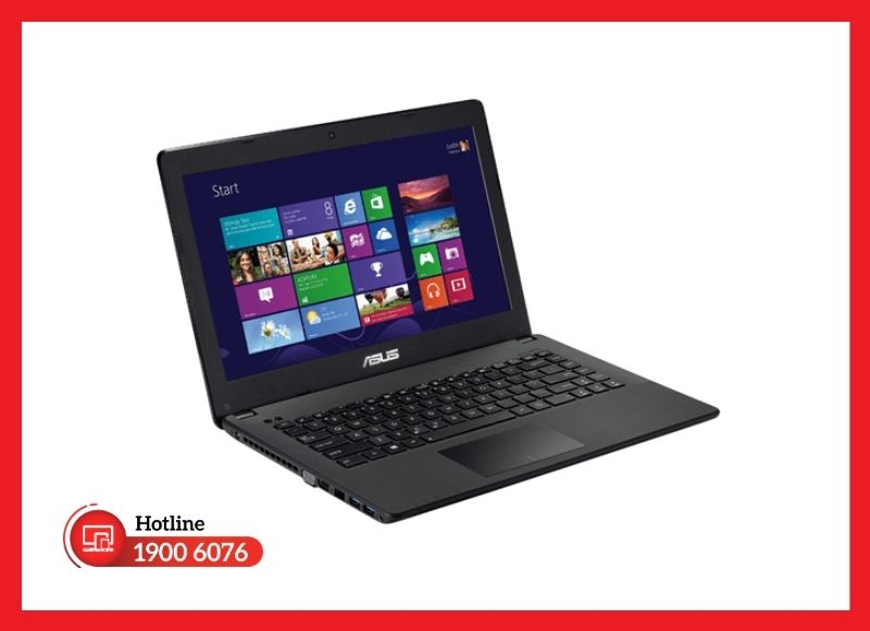 Thiết kế pin tháo rời tiện lợi chuẩn tương thích trên dải máy ASUS X450