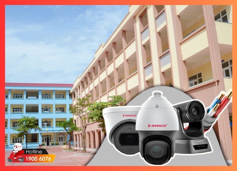 Thi công lắp đặt camera quan sát trường học, bệnh viện