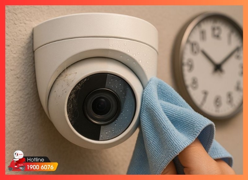 Vệ sinh camera và thiết bị liên quan