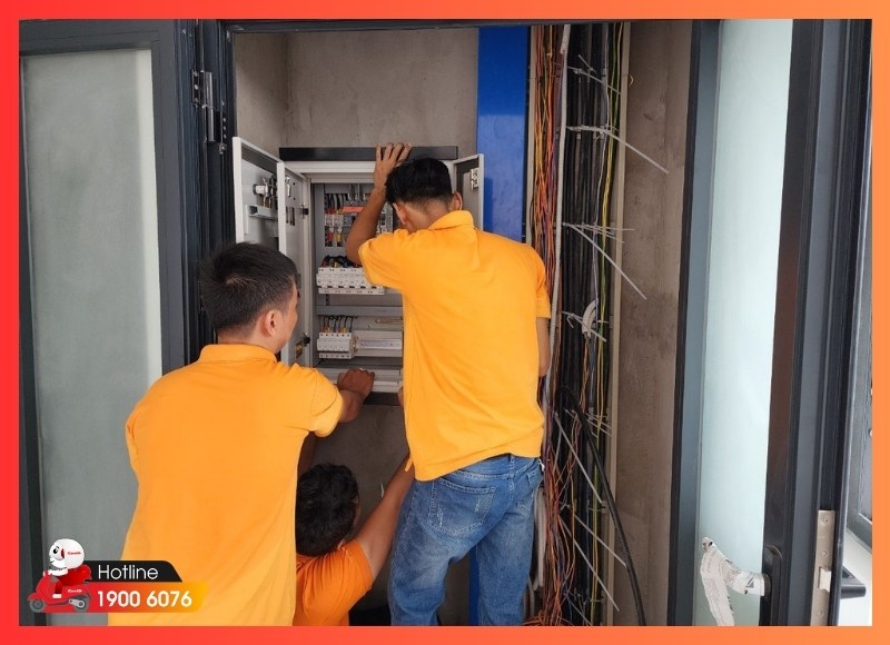 Thi công hệ thống điện-iCare60 #2