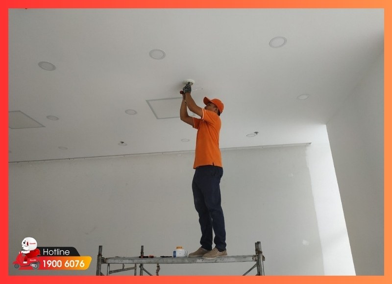Thi công lắp đặt báo cháy tự động-iCare60 #15