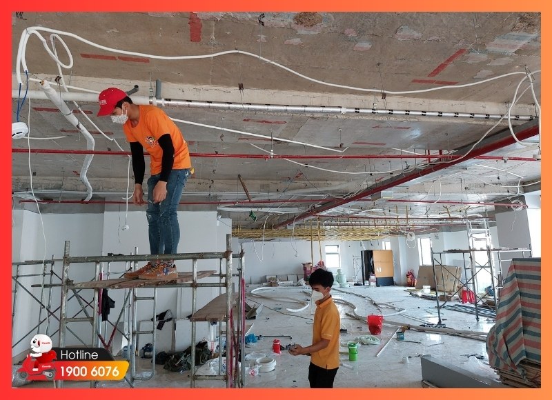 Thi công lắp đặt báo cháy tự động-iCare60 #2
