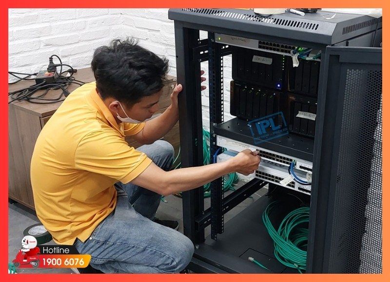 Thi công mạng LAN-iCare60 #6