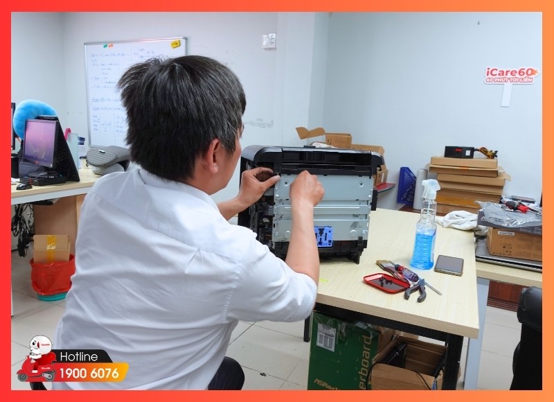 Quy trình dịch vụ vệ sinh máy in tại nhà chuyên nghiệp