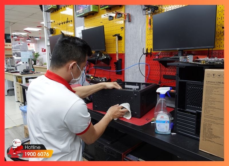 Quy trình vệ sinh máy tính tận nơi theo từng bước rõ ràng
