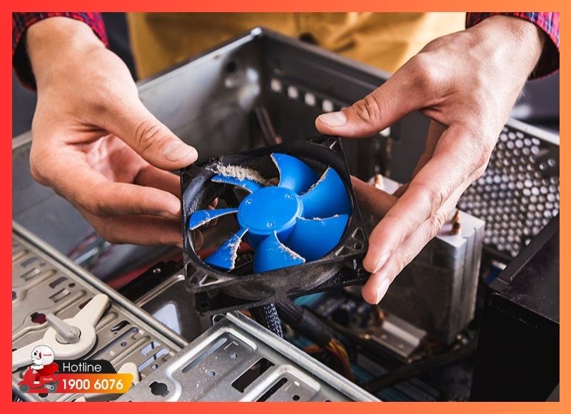 Vệ sinh laptop và PC loại bỏ bụi trong hệ thống tản nhiệt