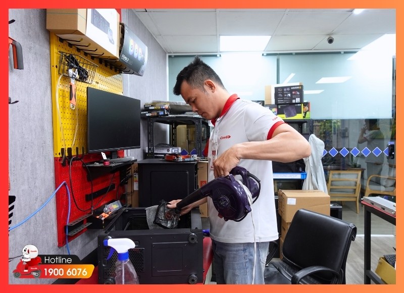 Làm sạch định kỳ giúp PC văn phòng duy trì hiệu suất ổn định mỗi ngày