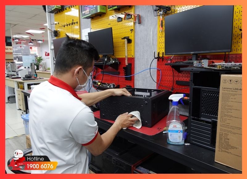 Quy trình vệ sinh máy tính tận nơi minh bạch và chuyên nghiệp