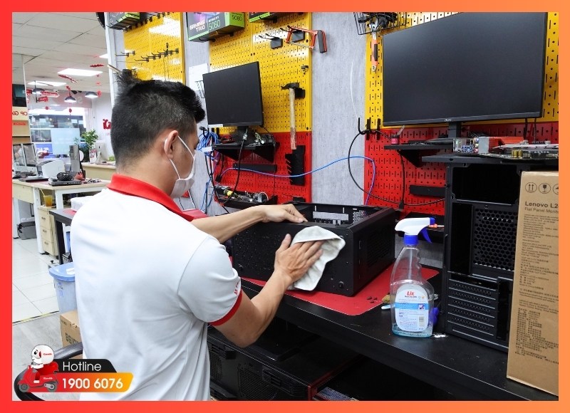 Làm sạch đúng khu vực giúp thiết bị duy trì hiệu suất ổn định trong thời gian dài
