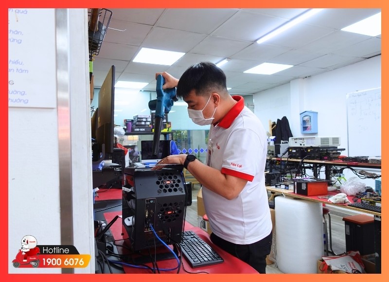 Quy trình dịch vụ vệ sinh máy tính Phường Ông Lãnh nhanh gọn, minh bạch