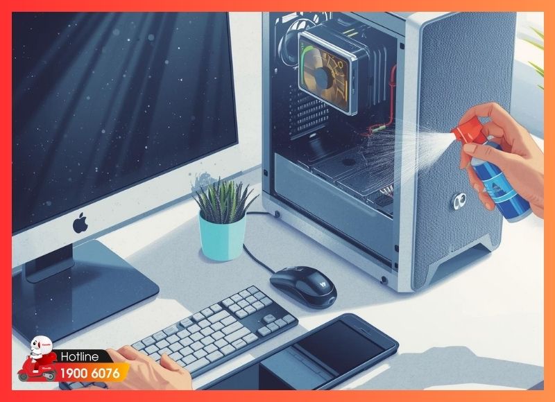 Vệ sinh máy tính định kỳ giúp tản nhiệt tốt hơn