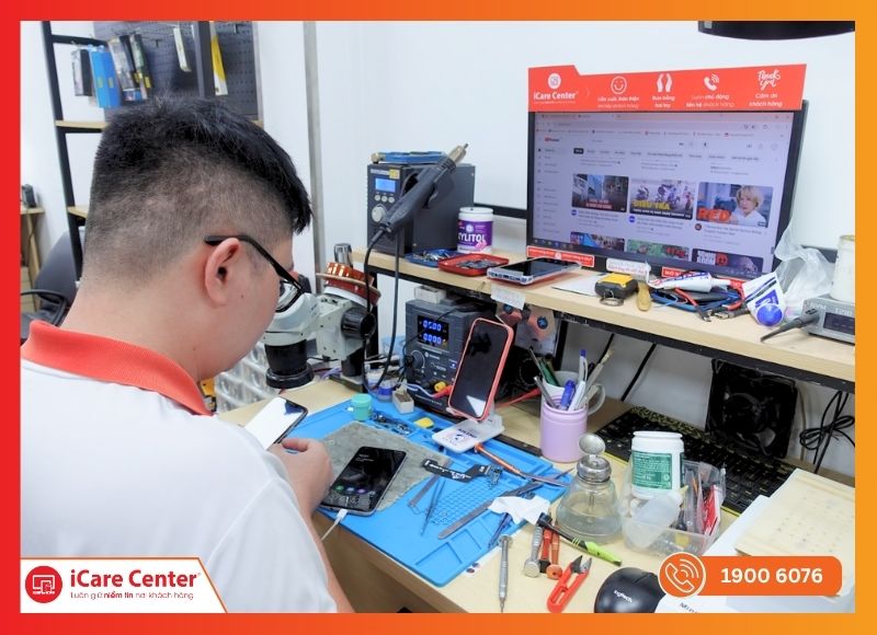 Khóa học sửa điện thoại chất lượng tại iCare Center