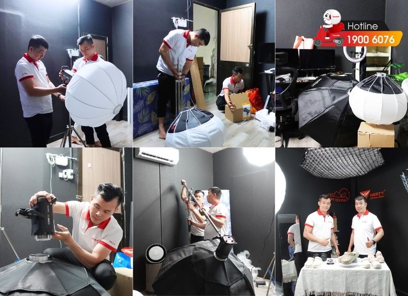 iCare60 setup phòng live chuẩn studio cho khách hàng