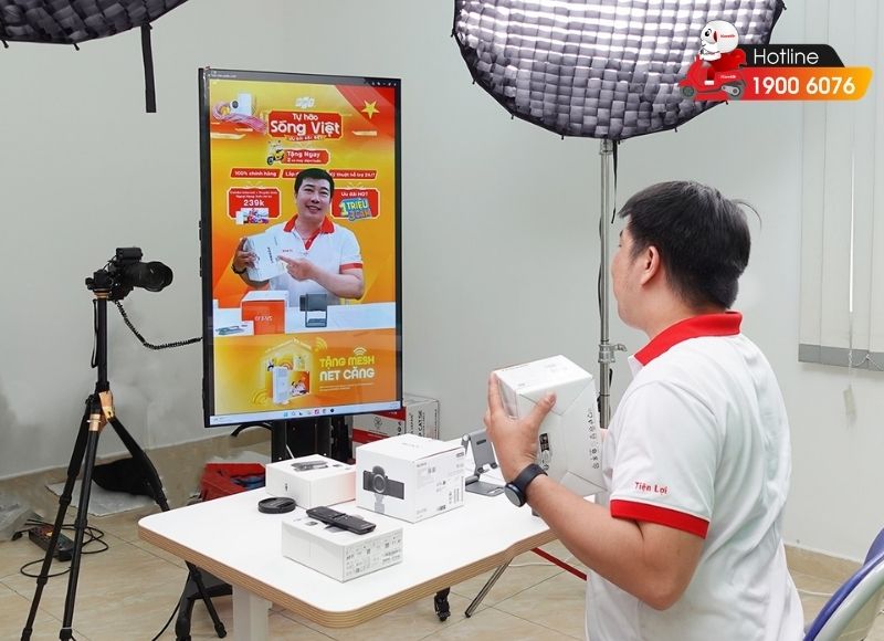 Setup phòng livestream cho FPT Telecom - CN Thủ Dầu Một