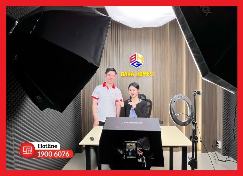 Mẫu phòng livestream cá nhân, xây dựng thương hiệu và chia sẻ kiến thức