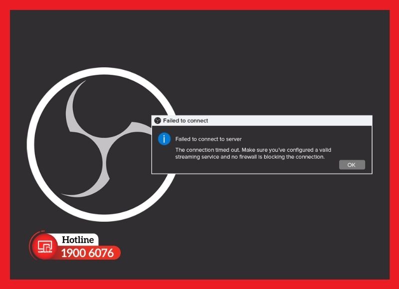 Phần mềm livestream lỗi hoặc thiết lập sai cấu hình