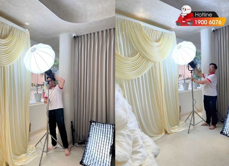 Quy trình setup phòng livestream rõ ràng, bám sát nhu cầu thực tế của shop