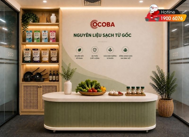 Không gian sạch, gọn giúp món ăn nổi bật và tạo cảm giác vệ sinh