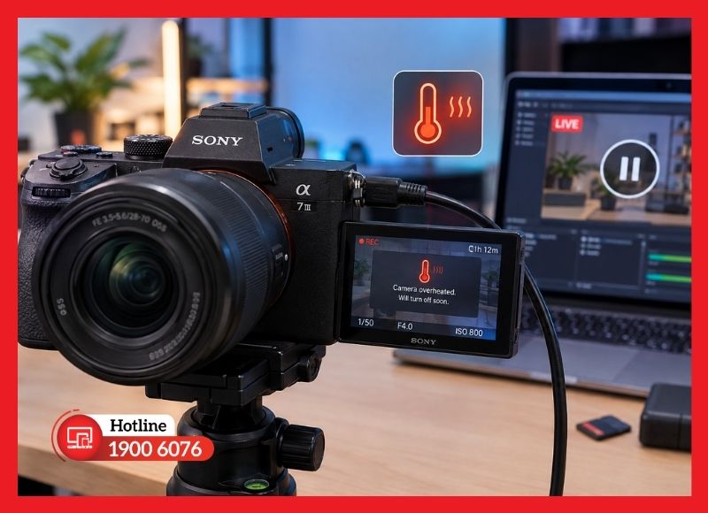 Thiết bị livestream bị quá tải