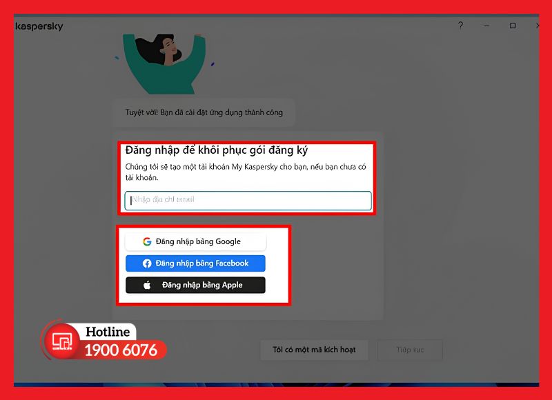 Đăng ký tài khoản hoặc đăng nhập bằng tài khoản Google