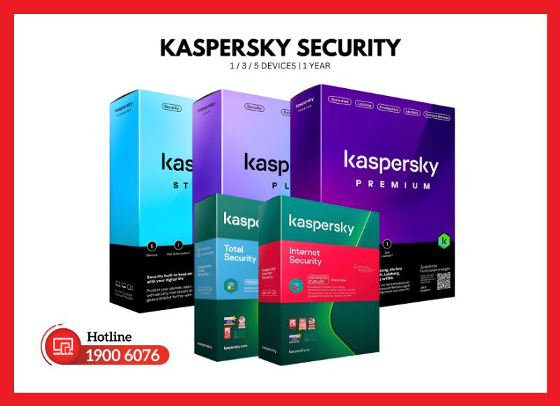 Phần mềm Kaspersky hỗ trợ bảo mật và chống virus