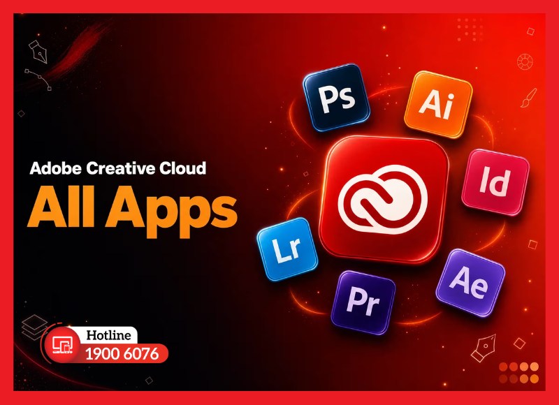 Adobe Creative Cloud All Apps bản quyền