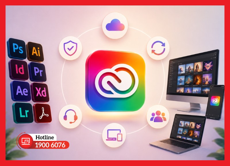 Tính năng nổi bật của Creative Cloud All Apps bản quyền