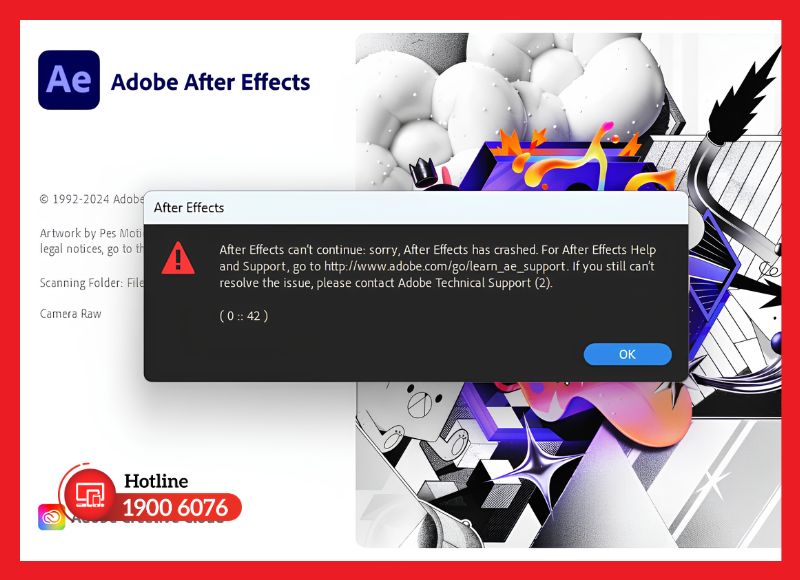 Các bước khắc phục After Effects không khởi động sau khi cài