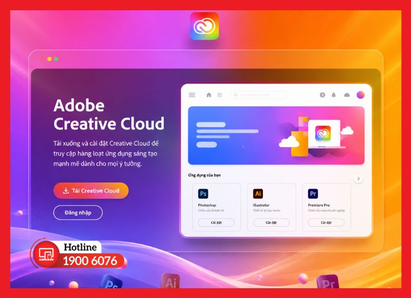 Trang tải Creative Cloud Desktop chính thức từ Adobe