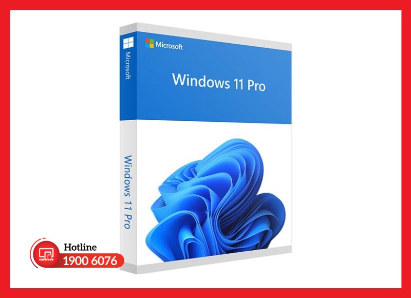 Phần mềm Windows 11 Pro 64bit Eng Intl 1pk DSP OEI DVD FQC 10528