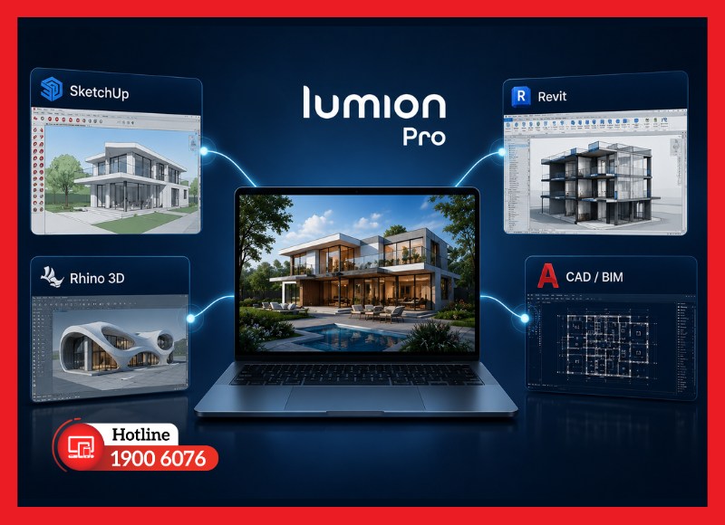 Những nền tảng mà Lumion Pro hỗ trợ tốt nhất hiện nay