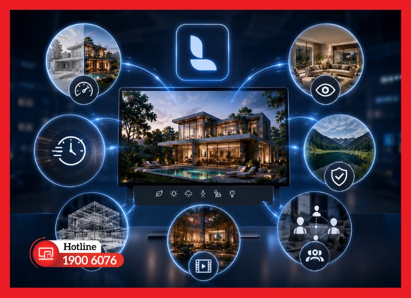 Lợi ích khi sử dụng Lumion Studio trong công việc