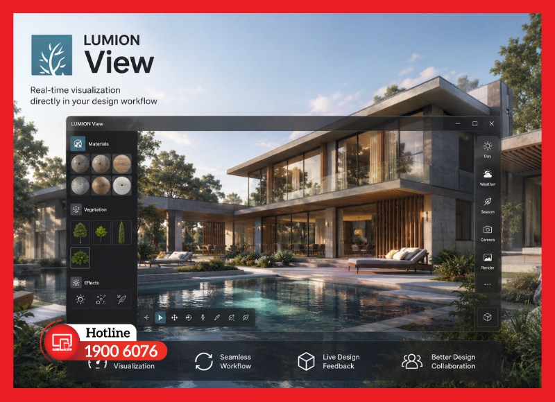 Thông tin cần biết về phần mềm Lumion View bản quyền