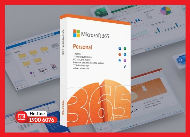 Microsoft 365 Personal tích hợp đầy đủ công cụ làm việc và lưu trữ dành cho cá nhân.