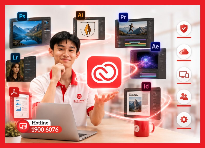 Mua Adobe bản quyền mang đến sự ổn định, bảo mật và hiệu suất cao