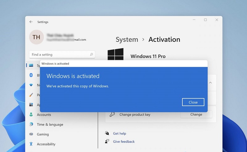 cách kích hoạt key win 11 pro 64bit vĩnh viễn