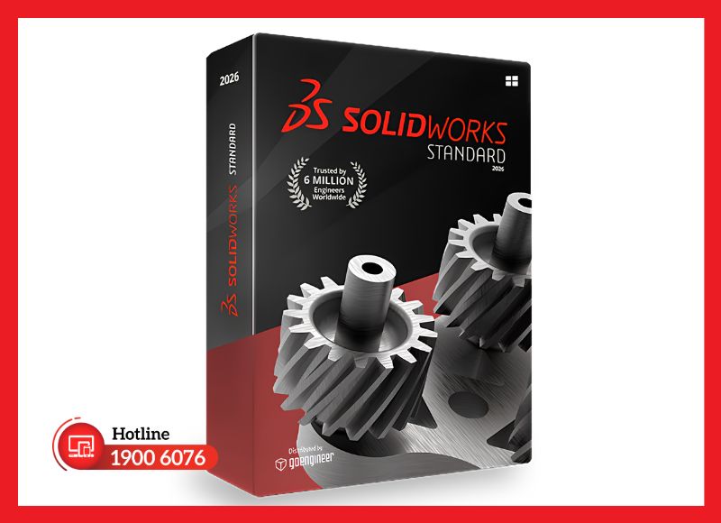 Bản quyền SOLIDWORKS Standard đáp ứng nhu cầu thiết kế cơ bản