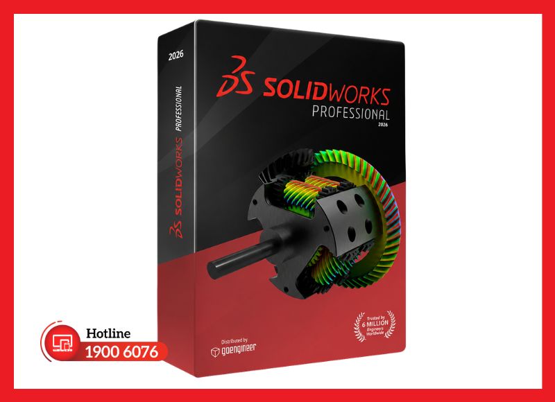 Bản quyền SOLIDWORKS Professional hỗ trợ tối ưu quy trình thiết kế