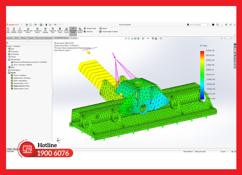 Phân tích và mô phỏng sản phẩm trực tiếp trên SOLIDWORKS