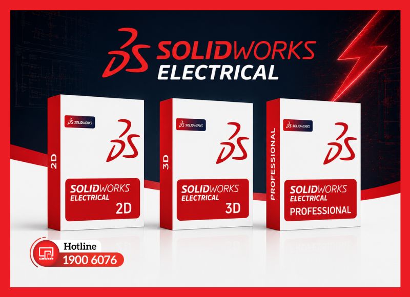 Bản quyền SOLIDWORKS Electrical hỗ trợ thiết kế và quản lý hệ thống điện chuyên nghiệp